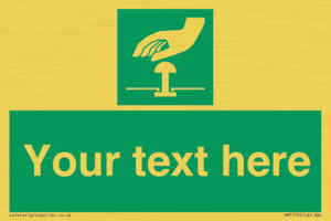 Custom Safe condition: Emergency stop button